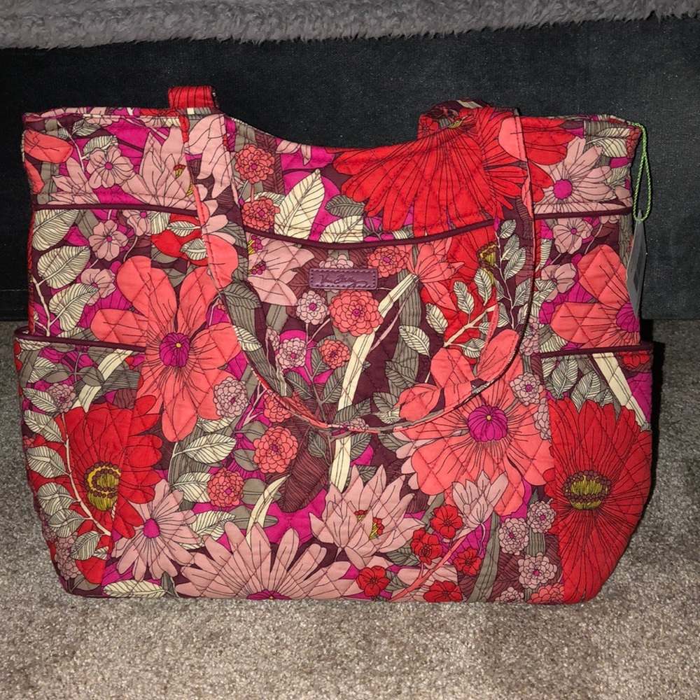 NWT Vera Bradley pleated tote